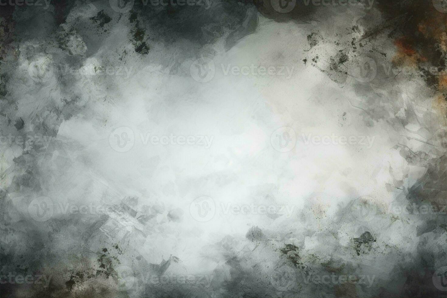 AI generated Grunge texture Cement concrete background with watercolor drawing, graphic mockup photo