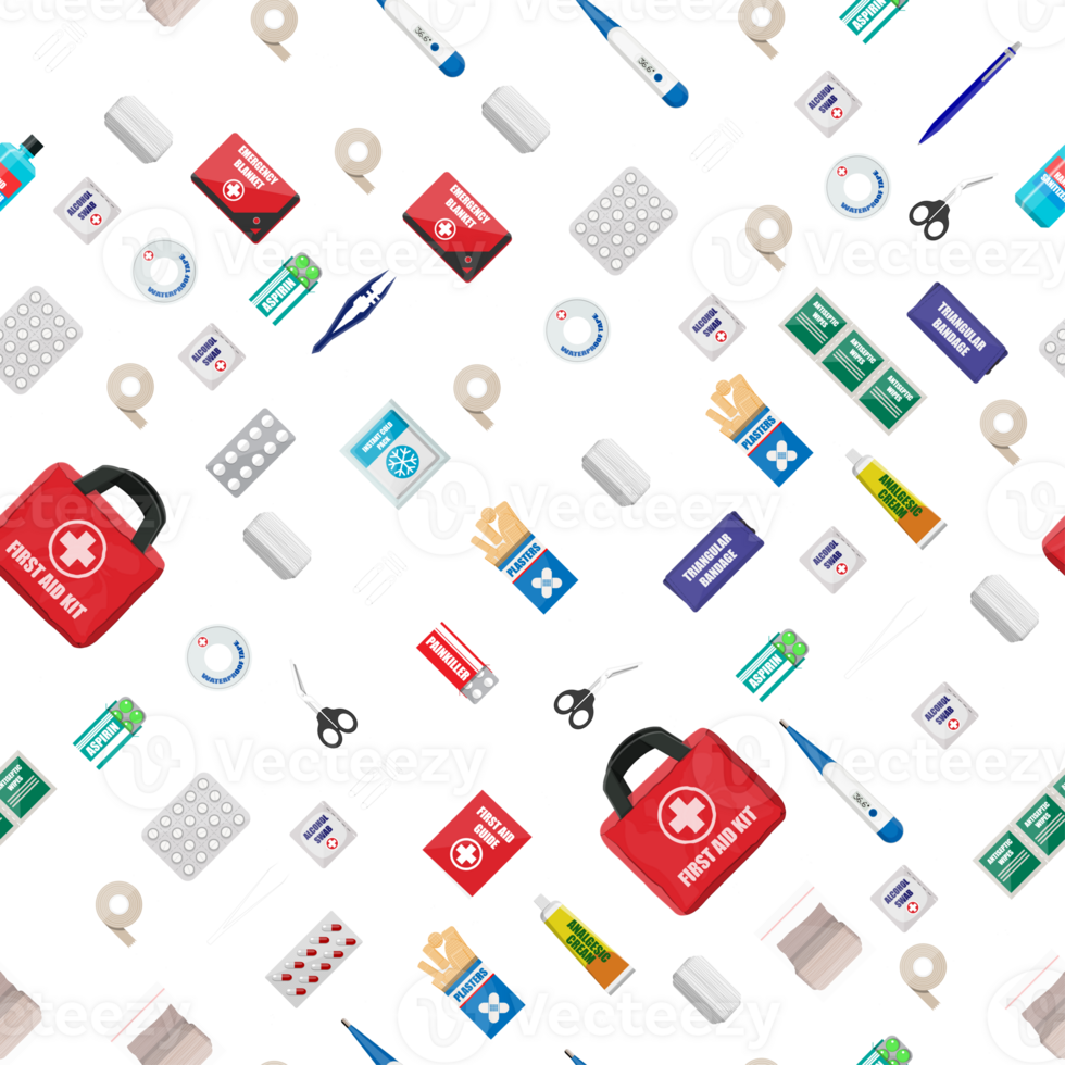 First aid kit pattern. png