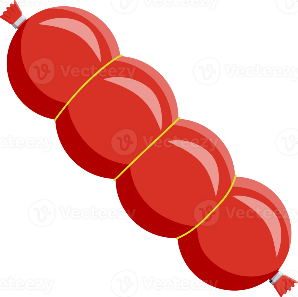 Meat sausage product of beef, pork or chicken png