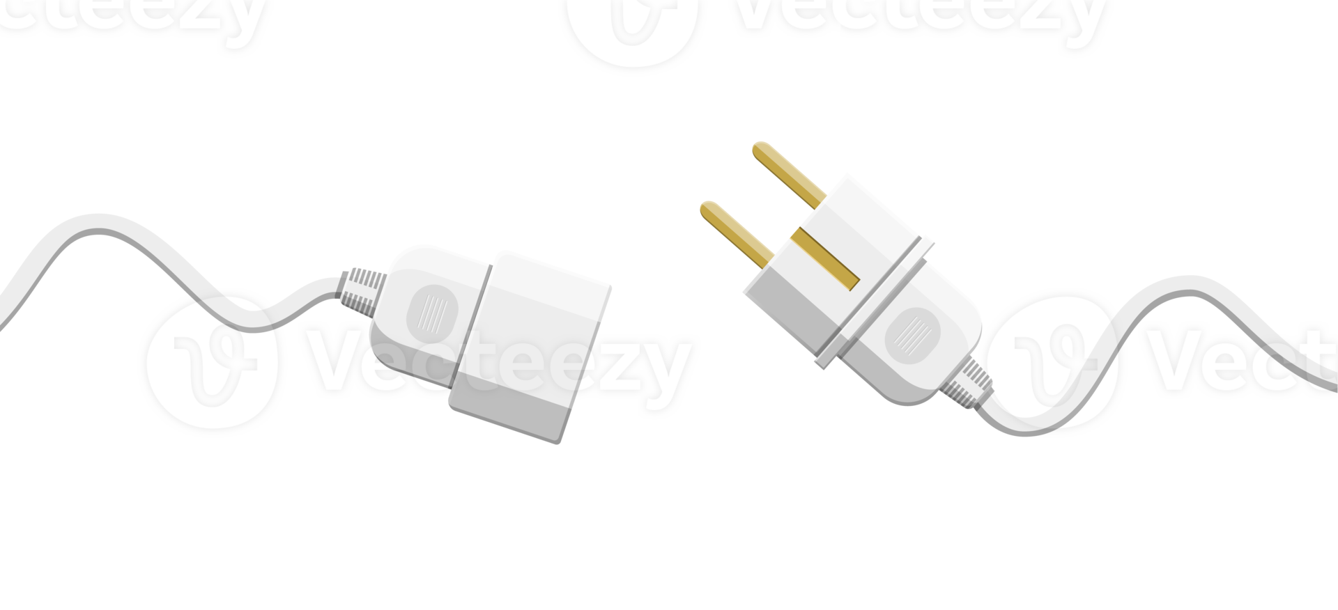 Wire plug and socket png