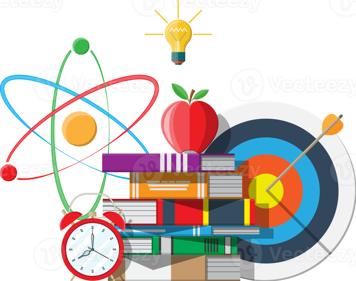 onderwijs doelwit en studie concept png