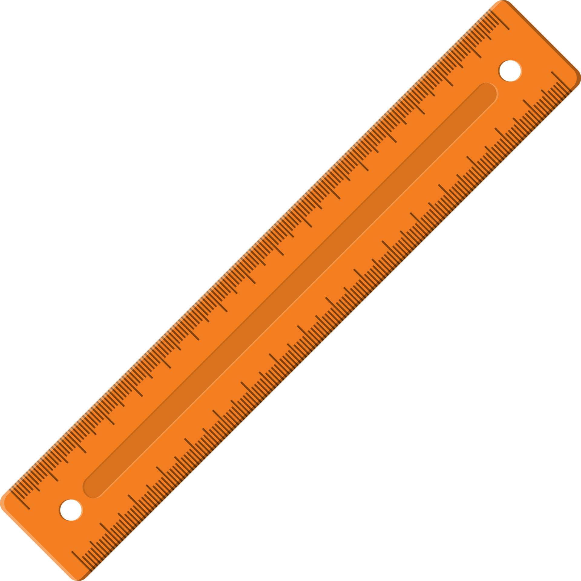 Plastic measuring ruler 35774274 PNG