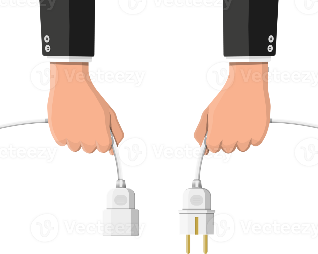 Wire plug and socket png