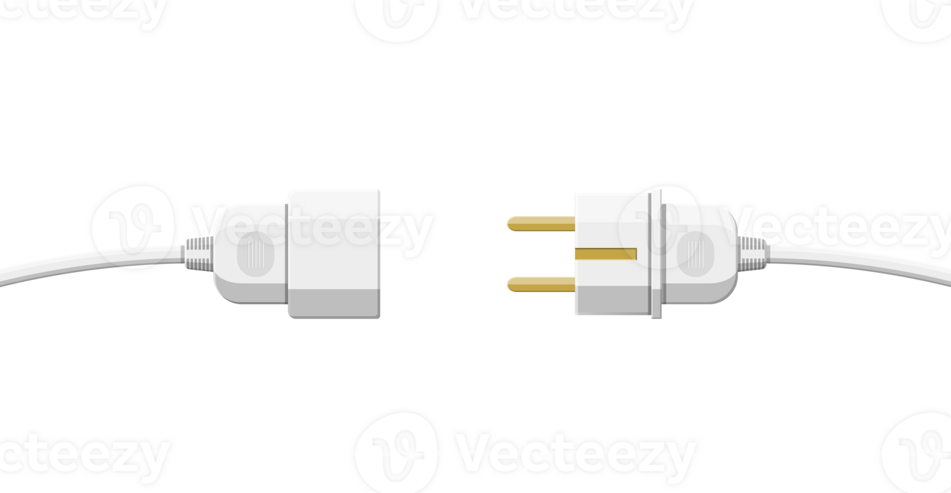 Wire plug and socket png