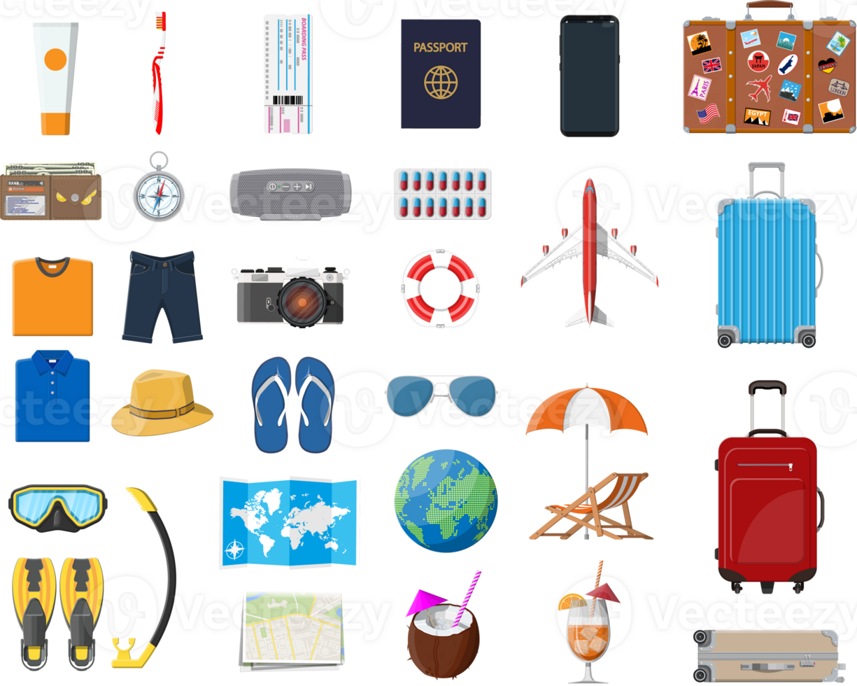 Big travel set png