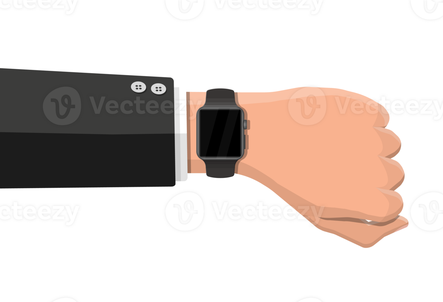 Smart watch, modern hand electronic watches png