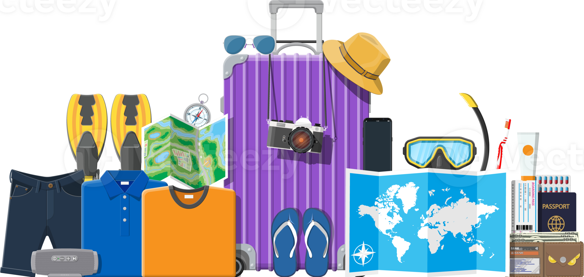 Big travel set png