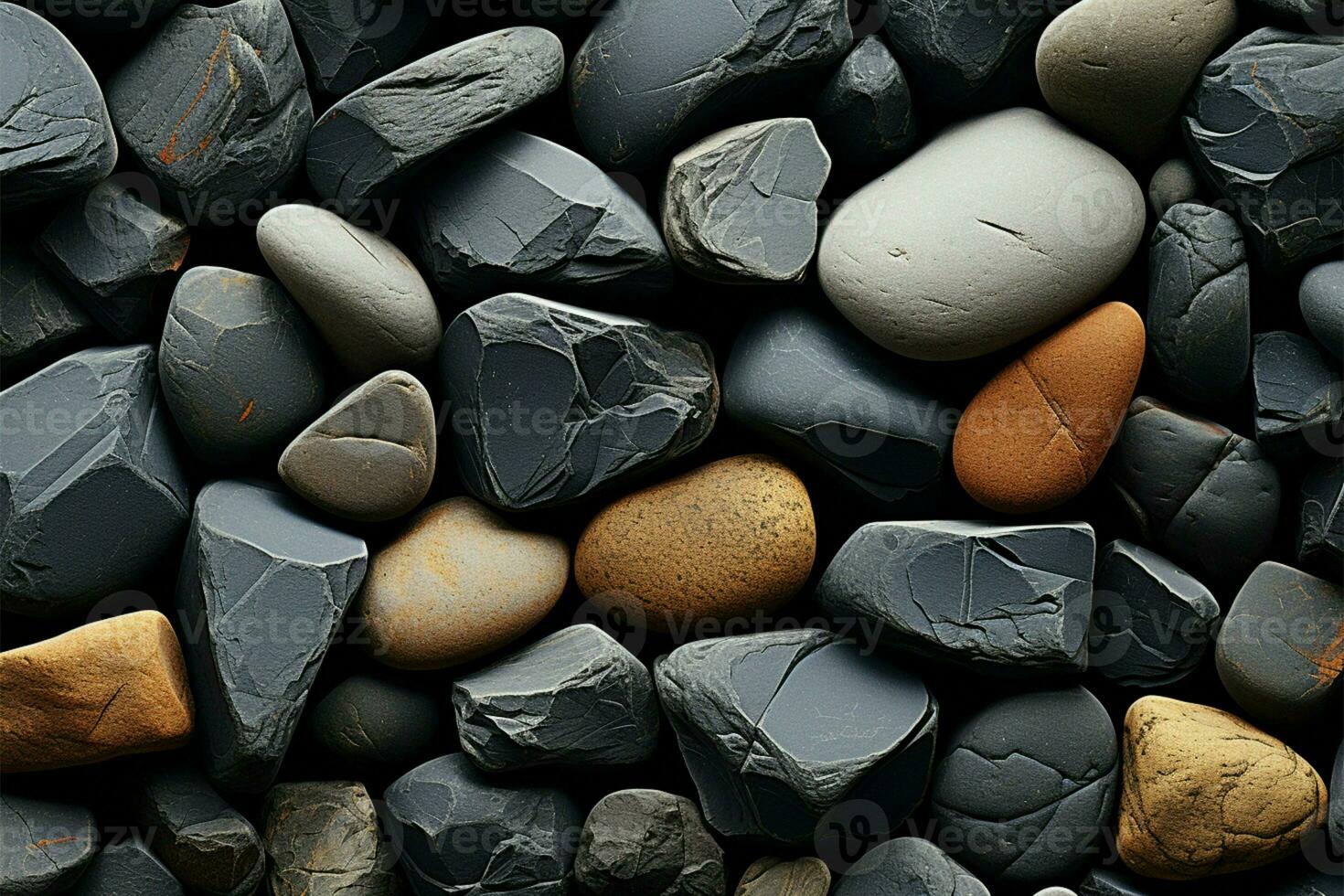 AI generated Natural cohesion Seamless rock texture background provides a visually uninterrupted experience photo