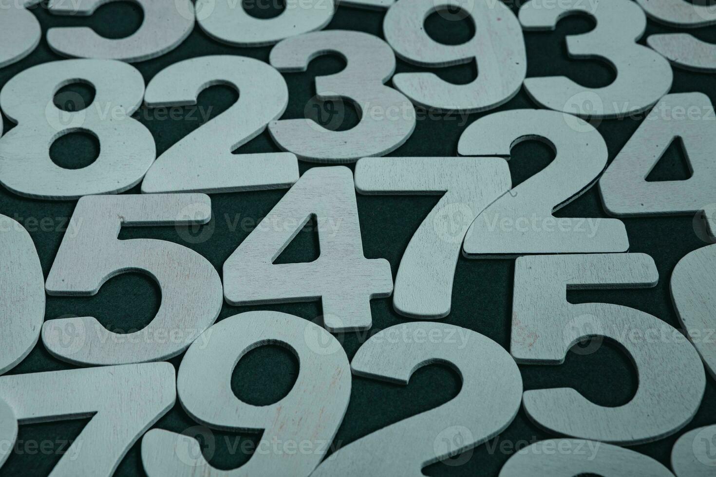 Background or texture of numbers. Finance data concept. Mathematic. Banking or currency. Business and economic growth. photo