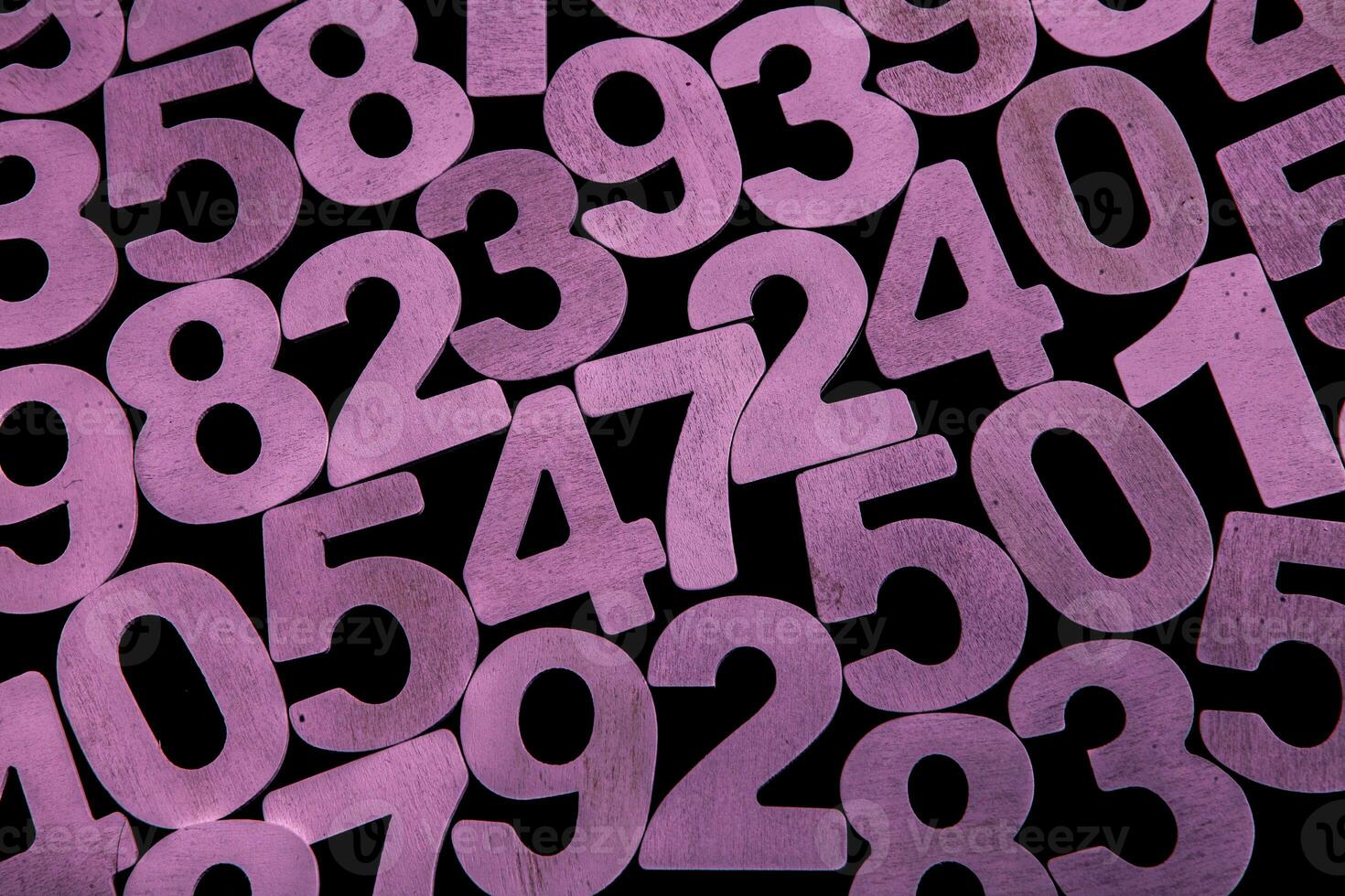 Background or texture of numbers. Finance data concept. Mathematic. Banking or currency. Business and economic growth. photo