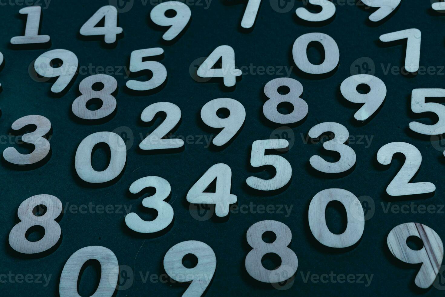Background or texture of numbers. Finance data concept. Mathematic. Banking or currency. Business and economic growth. photo