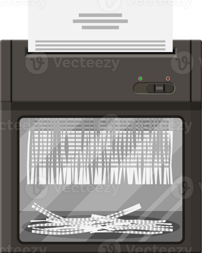 Shredder device for destruction of documents png