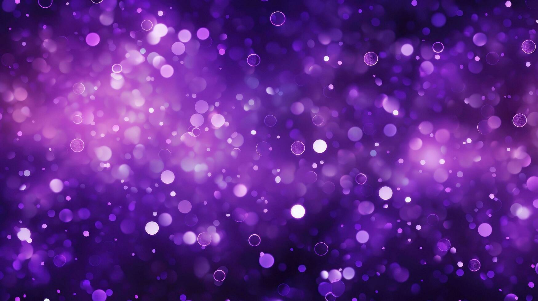 AI generated purple bokeh lights and lights photo