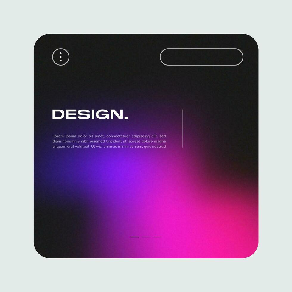 Futuristic square gradient background. Pop up window vector illustration.