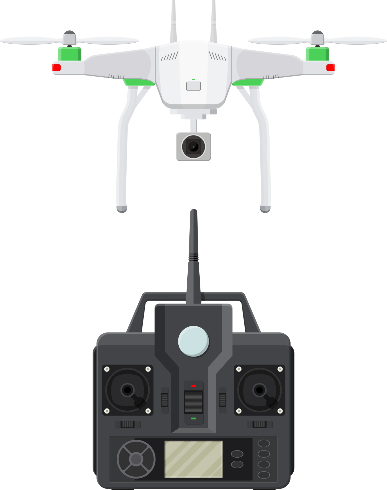 Remote controlled aerial drone 35776429 PNG