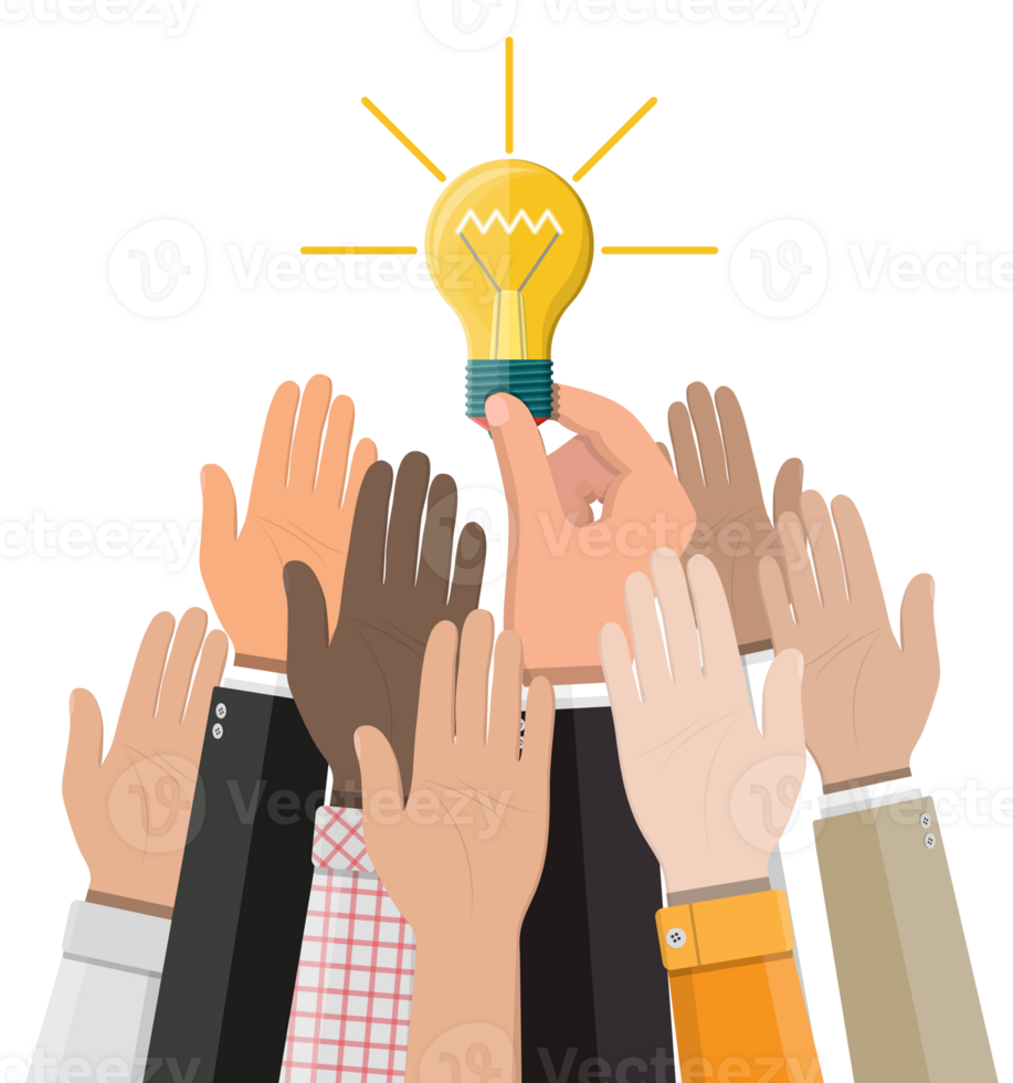 Glass light bulb with spiral in hand png
