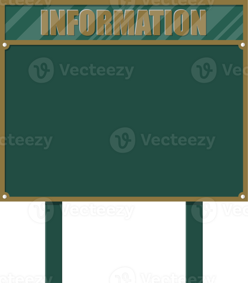 Empty big board or billboard png