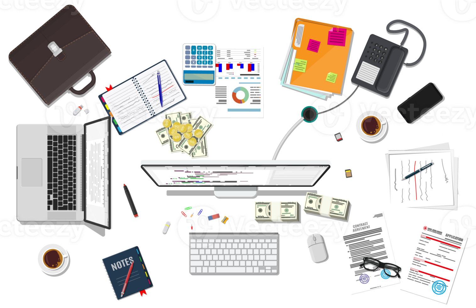 Business meeting and teamwork png