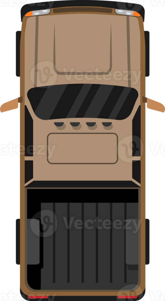 Vehicle, car or truck top view png