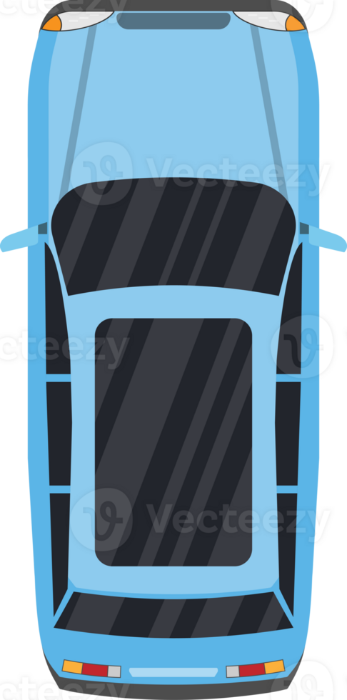 Vehicle, car or truck top view png