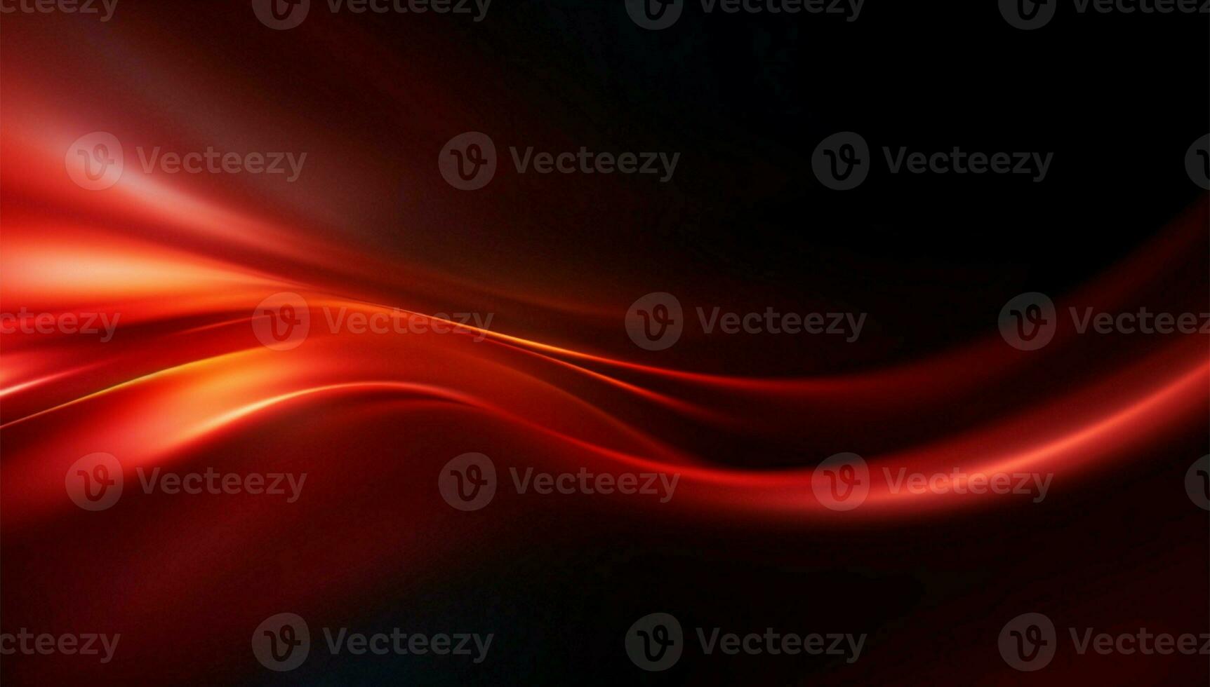AI generated Dramatic simplicity Red light abstract against a deep black canvas photo