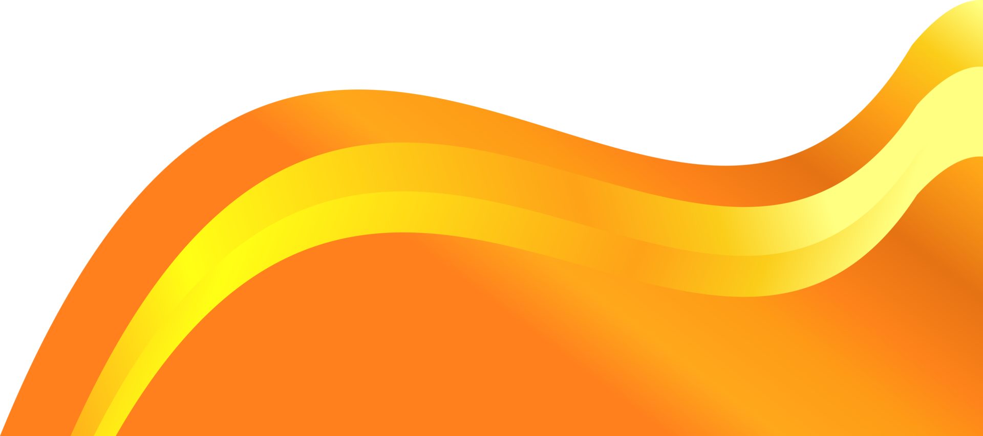 Orange corner. Corner design element 35777791 PNG