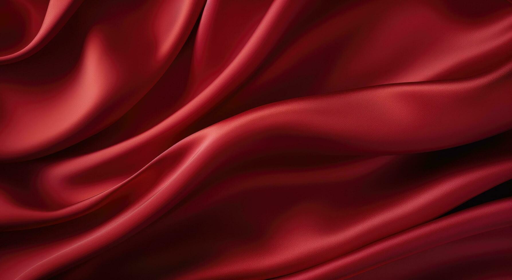 AI generated a red satin background photo