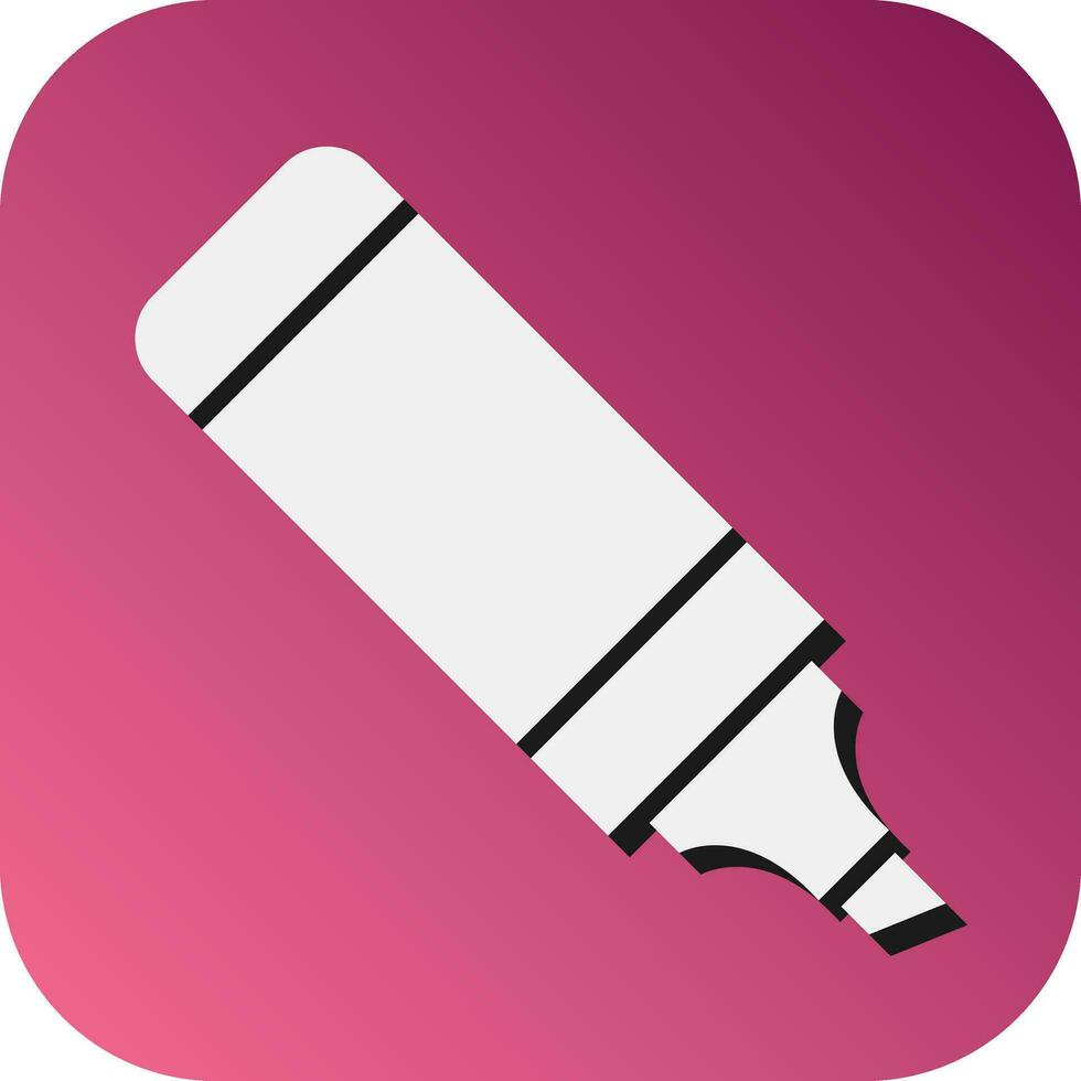 Marker Vector Glyph Gradient Background Icon For Personal And Commercial Use.