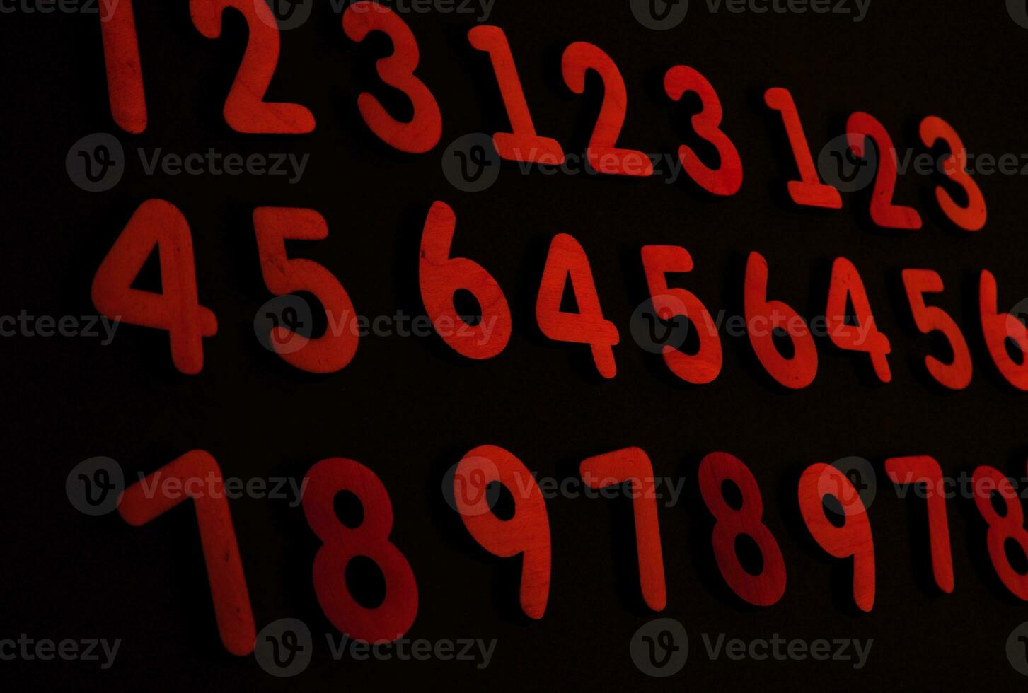 Background or texture of numbers. Finance data concept. Mathematic. Banking or currency. Business and economic growth. photo