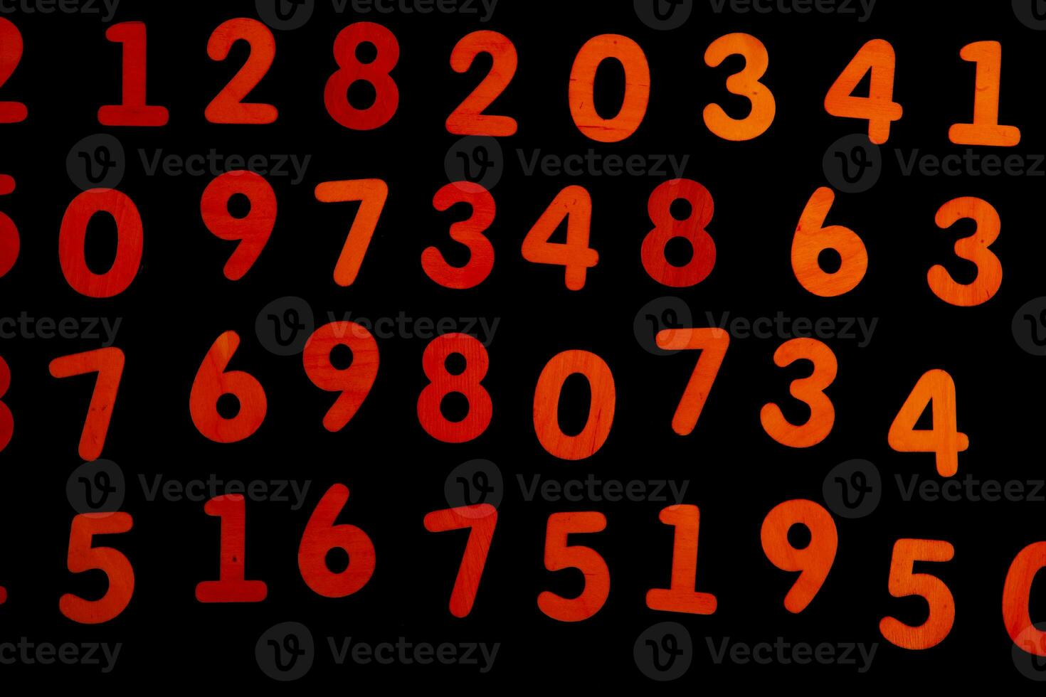 Background or texture of numbers. Finance data concept. Mathematic. Banking or currency. Business and economic growth. photo