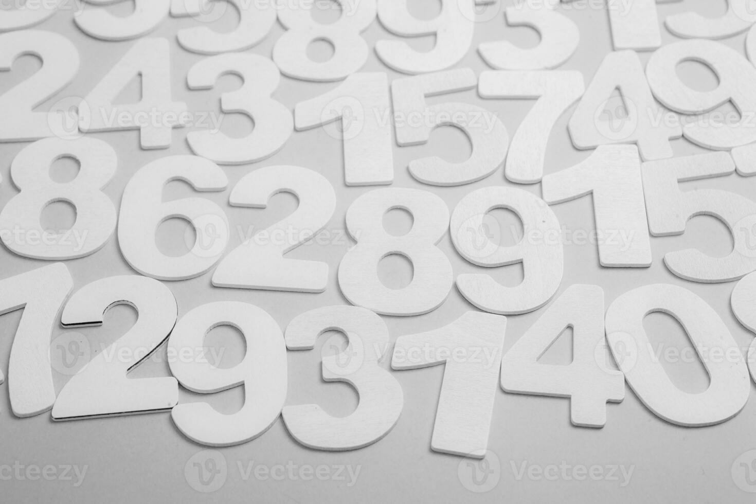 Background or texture of numbers. Finance data concept. Mathematic. Banking or currency. Business and economic growth. photo