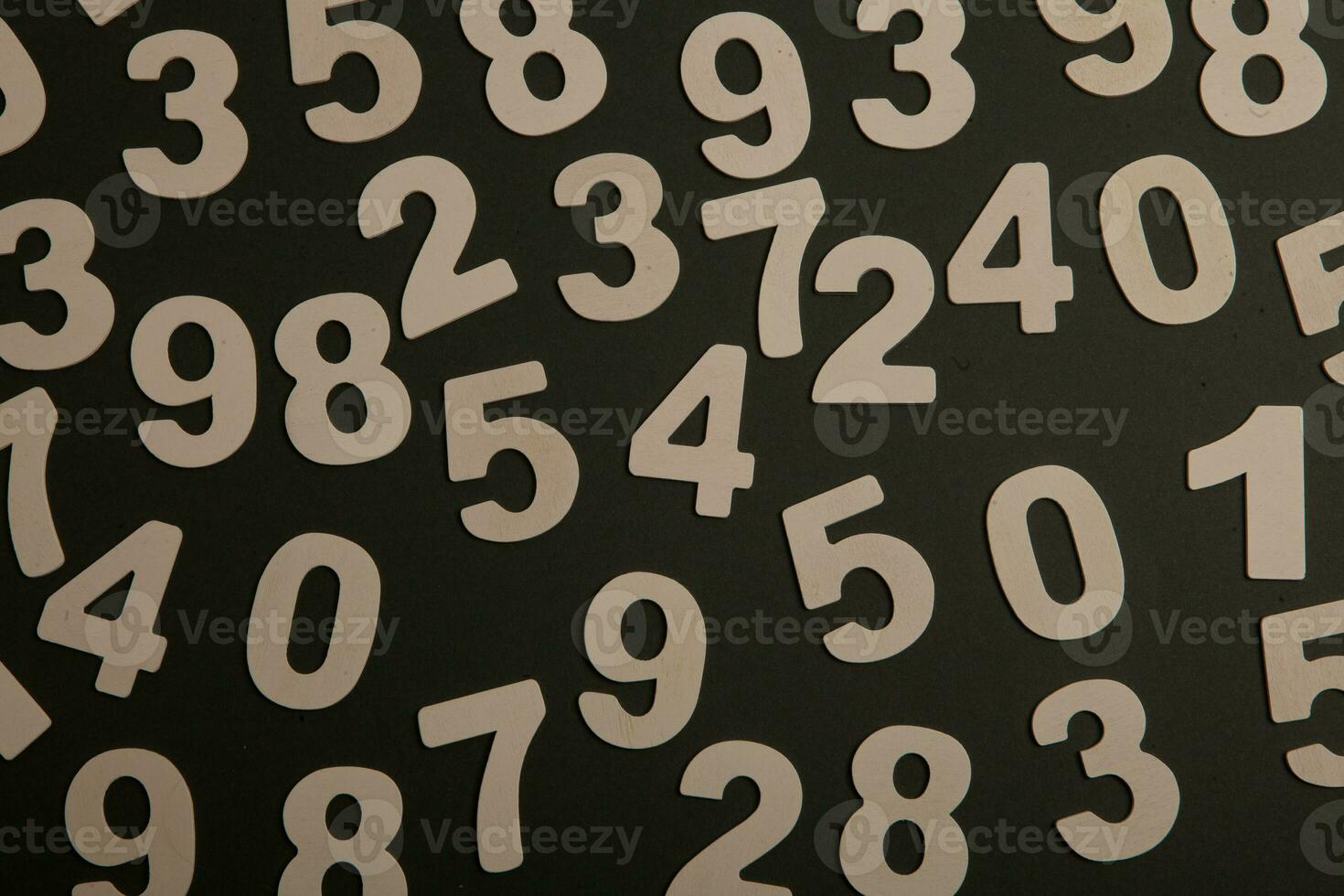 Background or texture of numbers. Finance data concept. Mathematic. Banking or currency. Business and economic growth. photo
