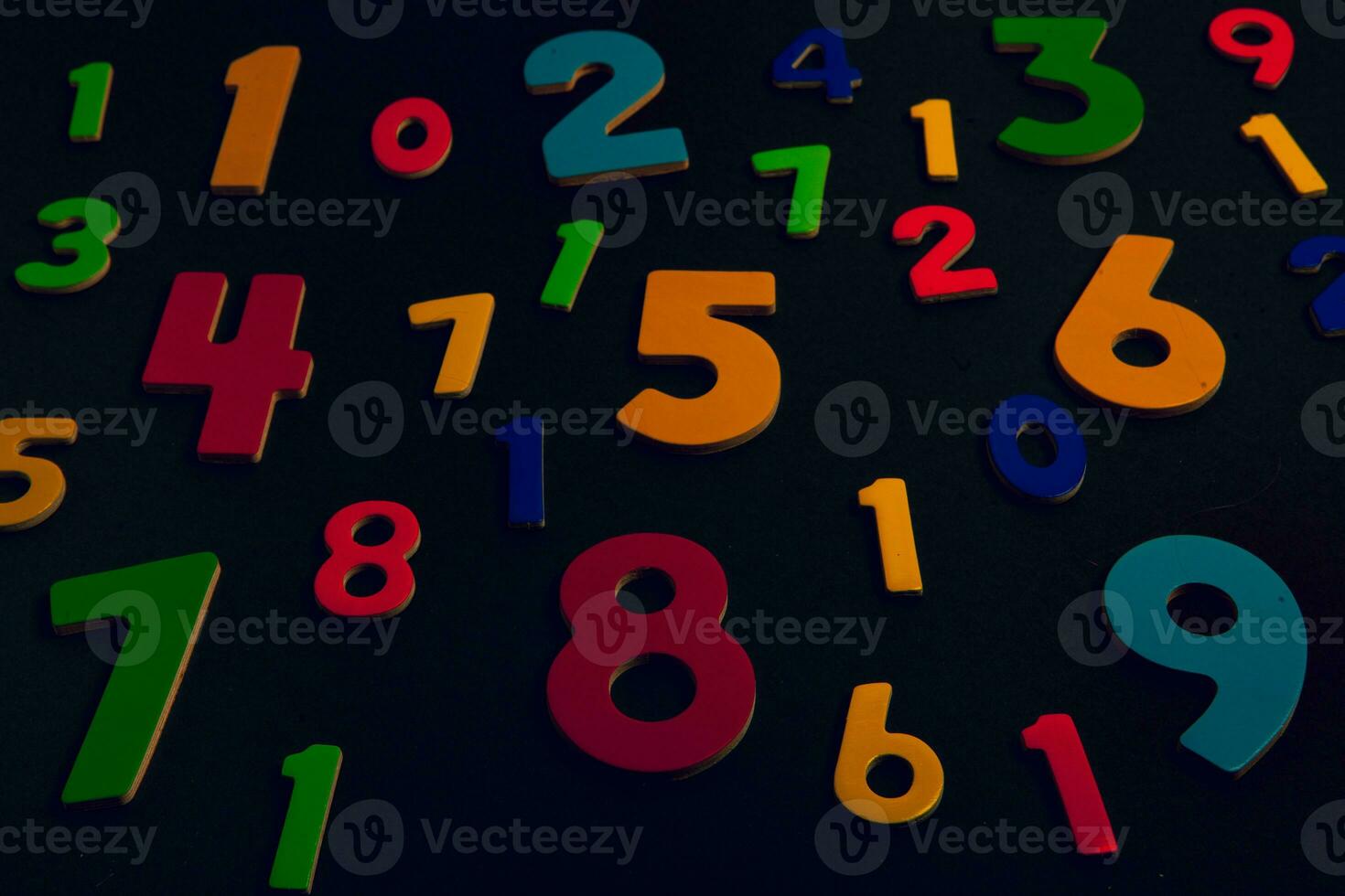 Background or texture of numbers. Finance data concept. Mathematic. Banking or currency. Business and economic growth. photo