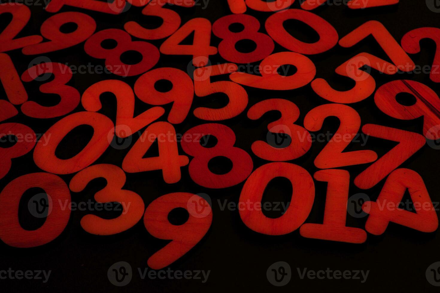 Background or texture of numbers. Finance data concept. Mathematic. Banking or currency. Business and economic growth. photo