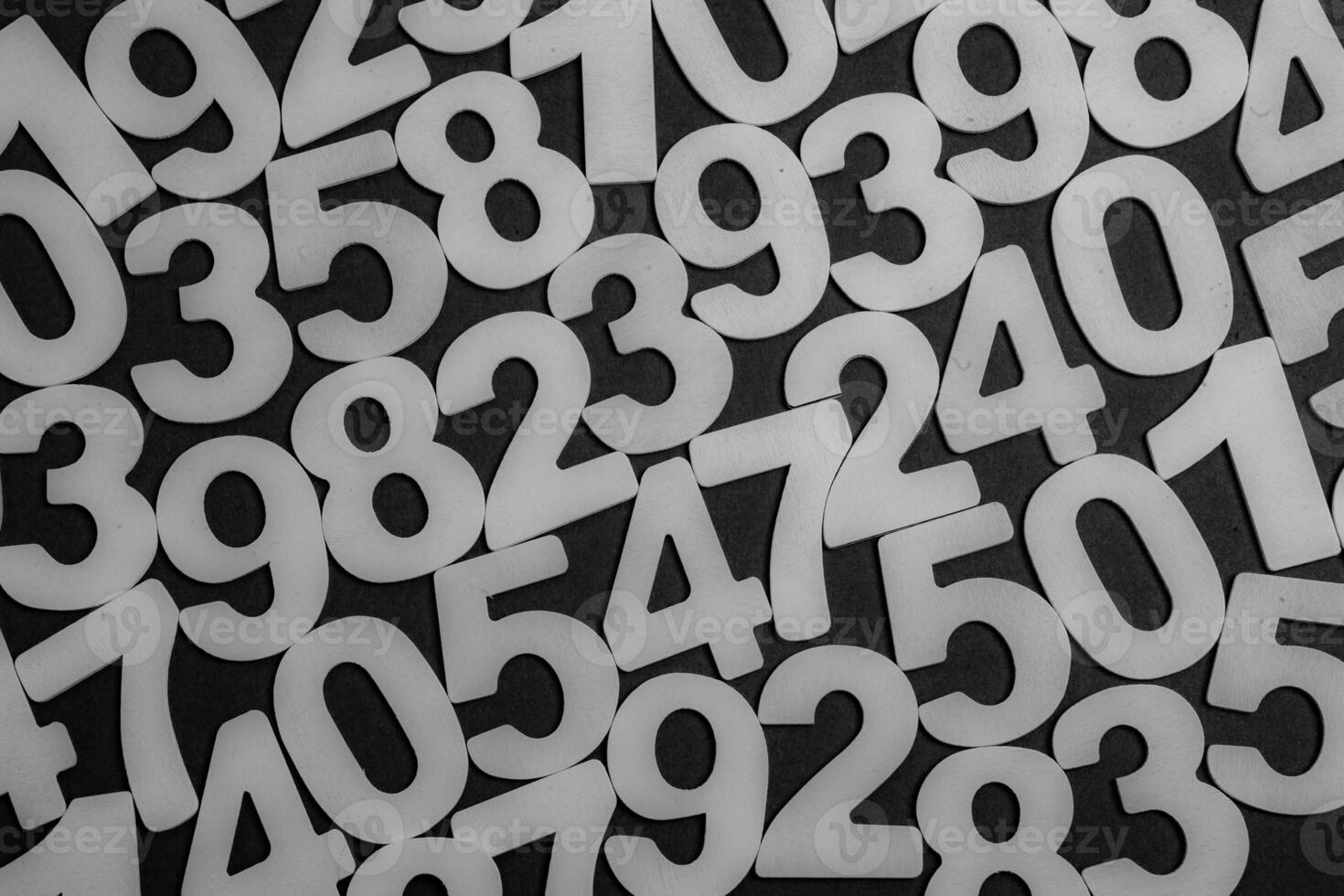 Background or texture of numbers. Finance data concept. Mathematic. Banking or currency. Business and economic growth. photo