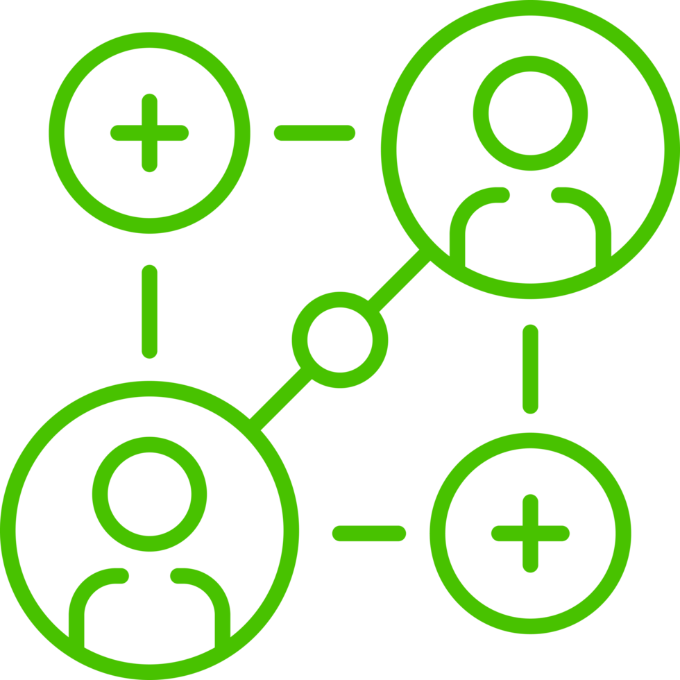 social connection line icon symbol illustration png