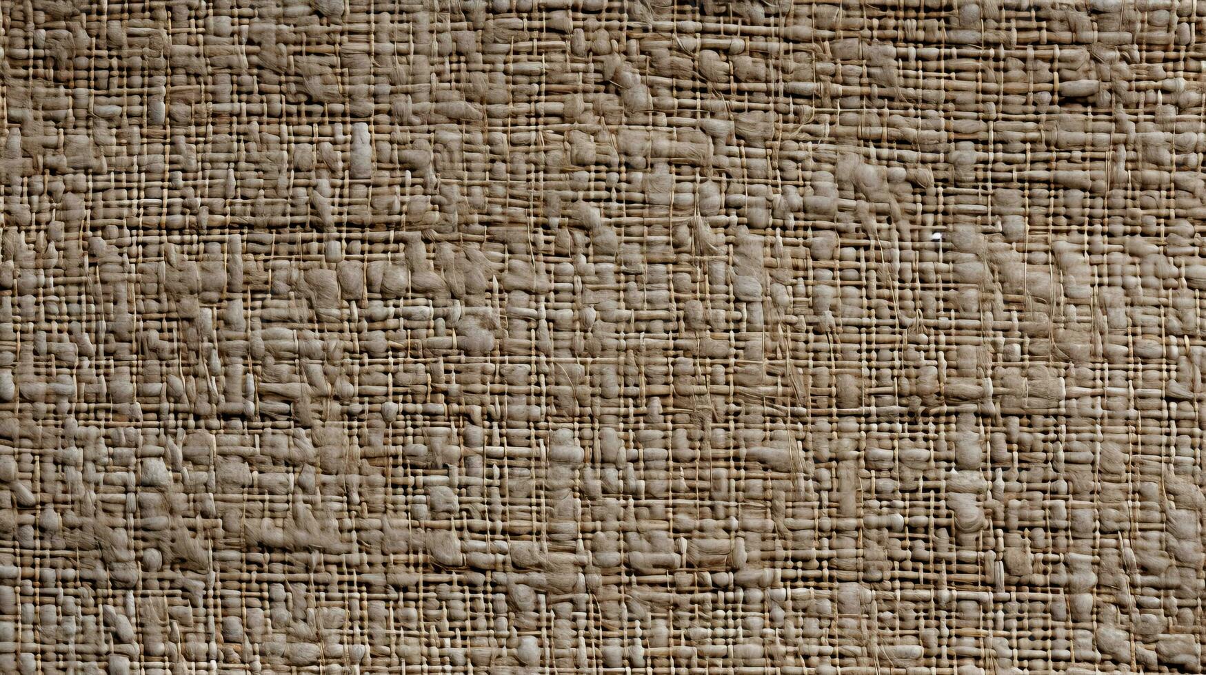 AI generated Background made of rough natural fabric, natural colors. AI generated. photo