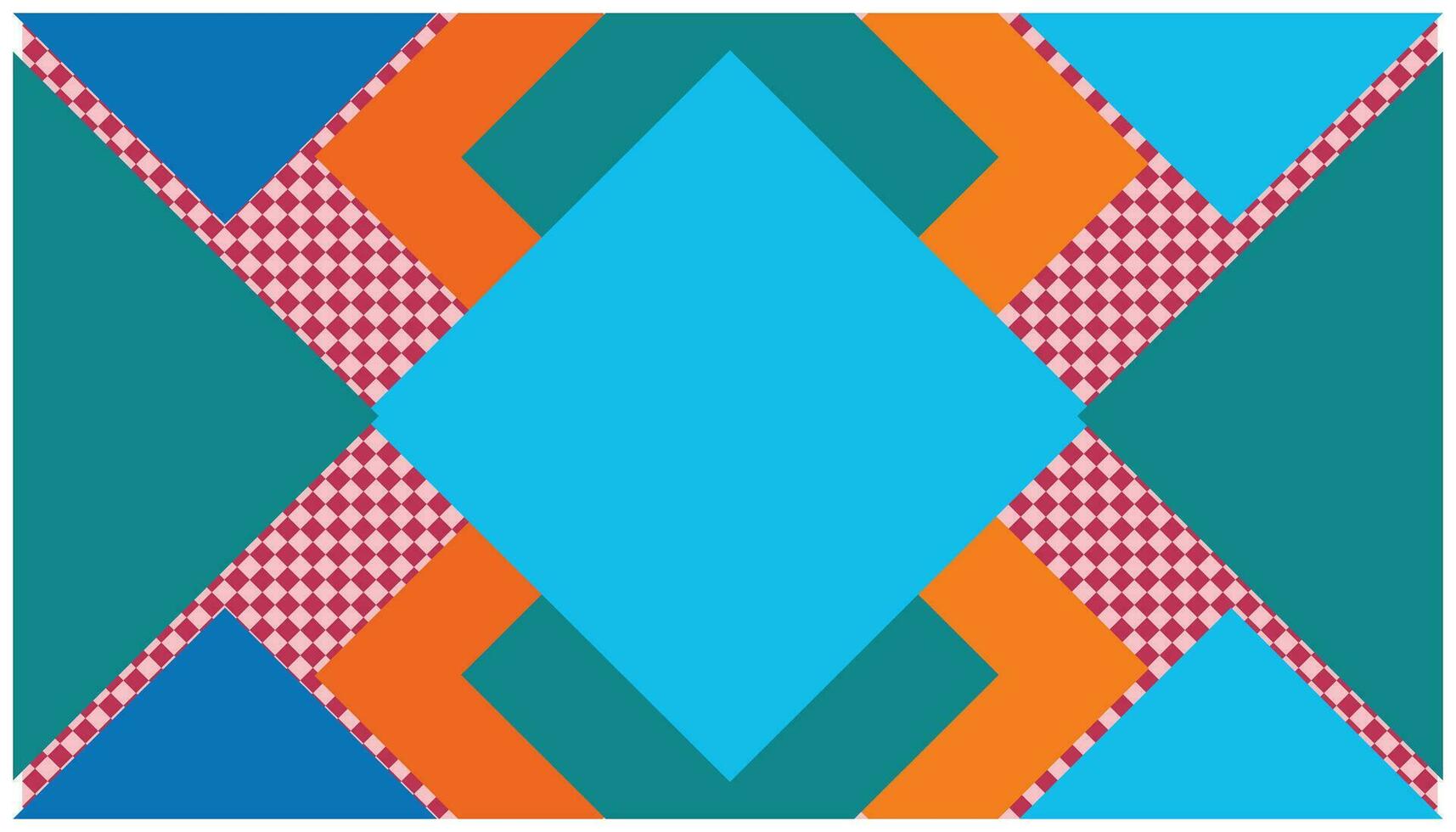 abstract background with rhombus and gingham pattern. vector illustration. Geometric pattern in patchwork style. Seamless vector background. Simple background element for you