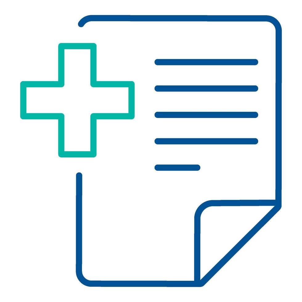 Added Document Business Process Stroke Icon vector