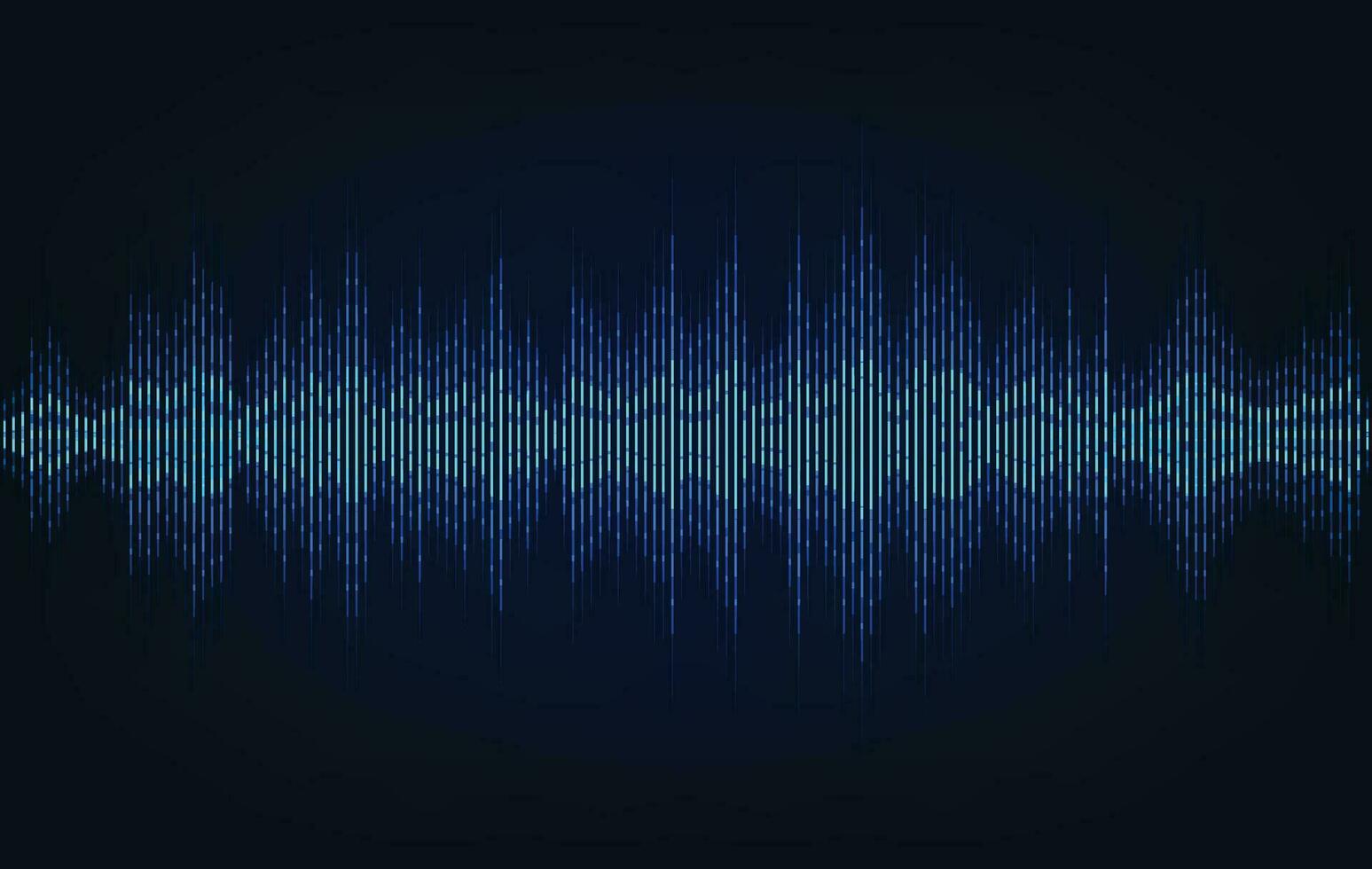 vector audio onda desde. resumen música olas oscilación. futurista sonido ola visualización.