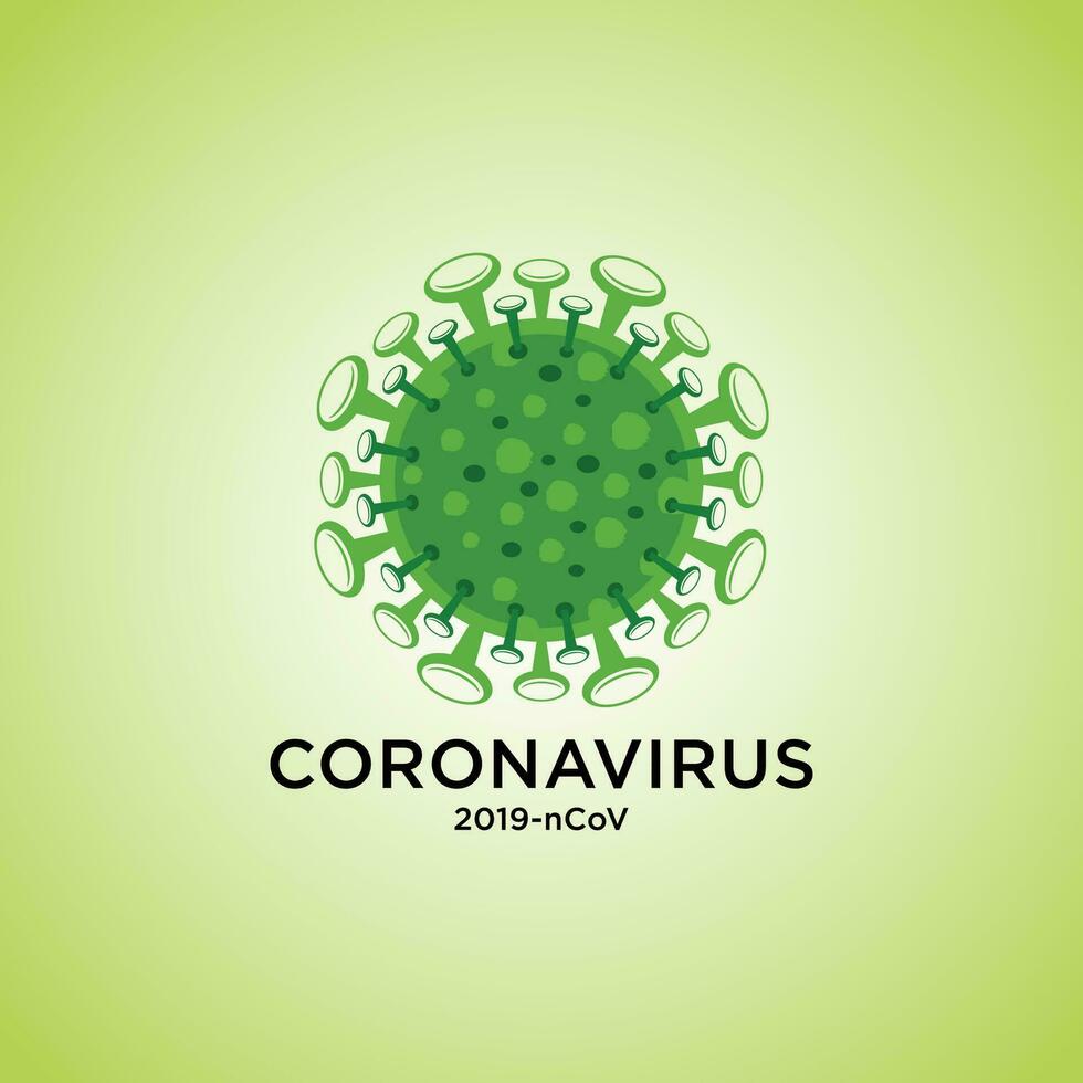ilustración gráfico vector de corona virus en Wuhan, corona virus infección. 2019-nvoc virus.corona virus microbio.