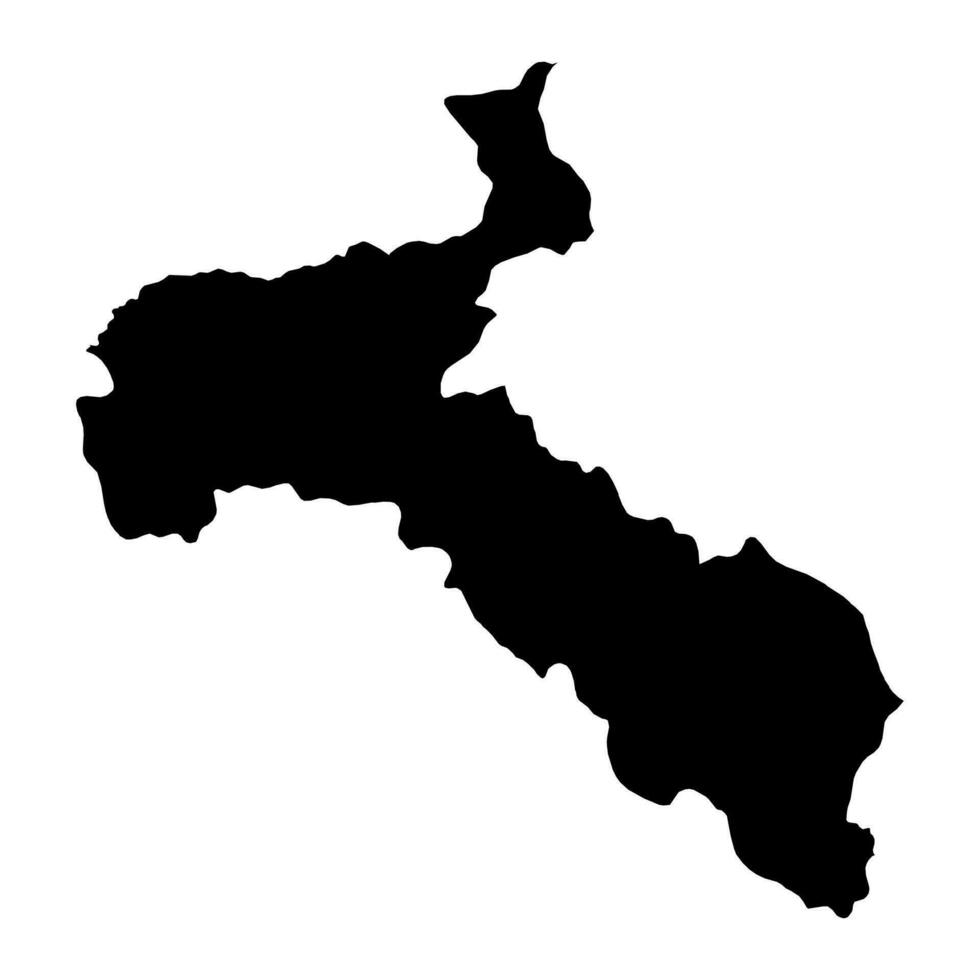 san jose provincia mapa, administrativo división de costa rico vector ilustración.