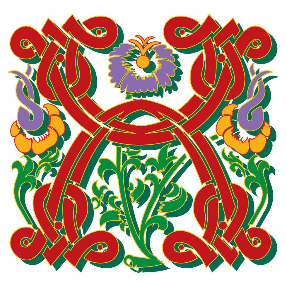 Masselle Initial Caps Font Capital Letter X vector design