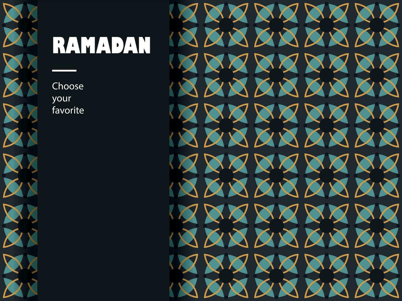 Arabic pattern Islamic Ramadan wallpaper seamless vector background ornamental