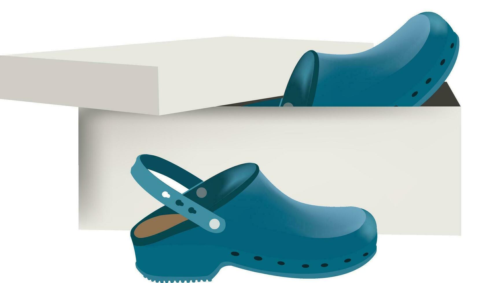 orthopedic footwear for hospital use vector