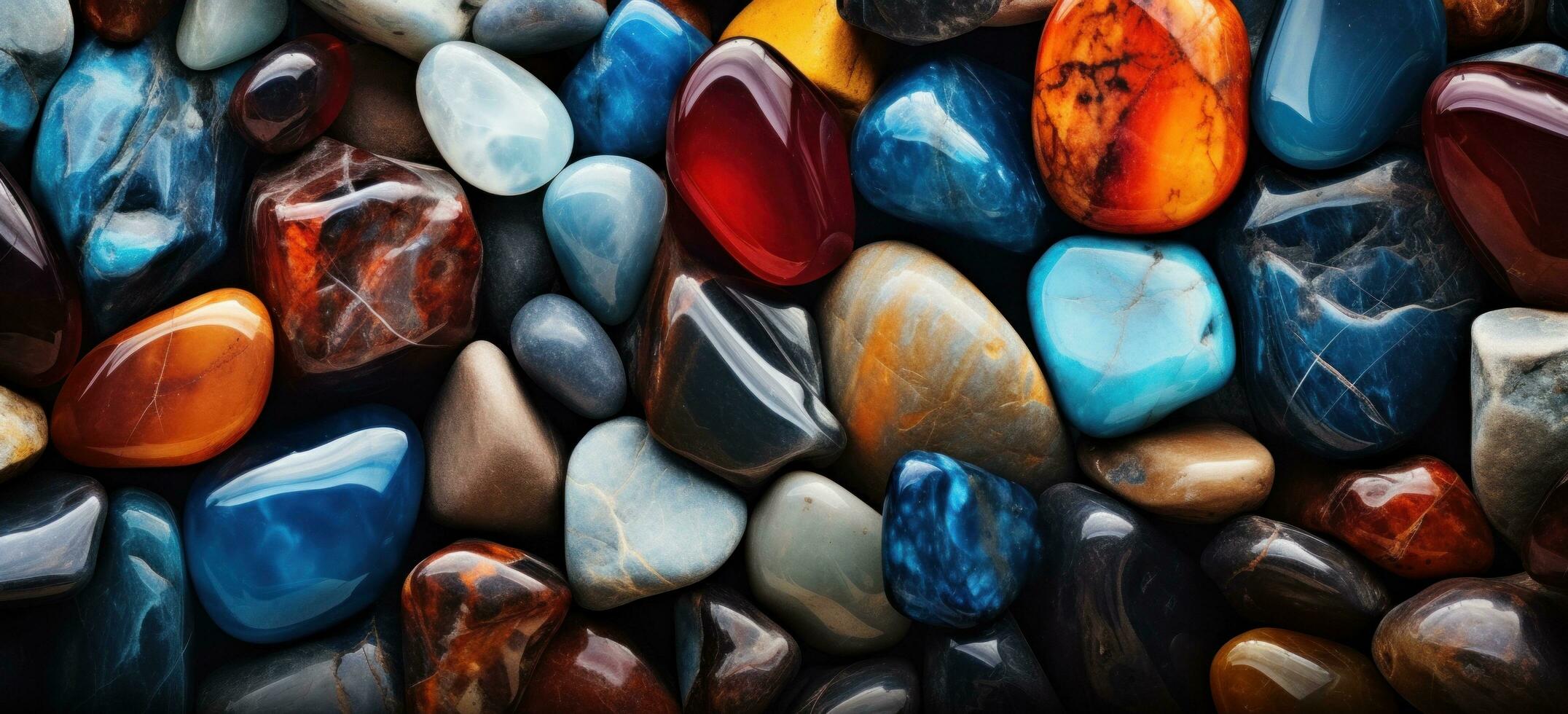 AI generated rock, colored rocks, gemstones, wallpaper, photo