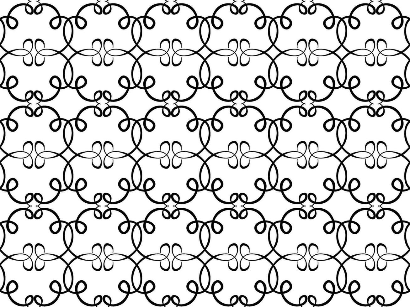 abstract seamless black and white pattern vector