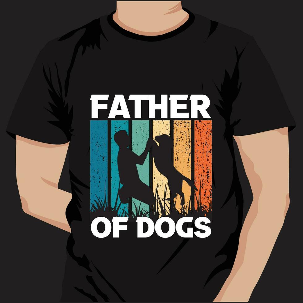 perro citar Clásico prima camiseta diseño ilustrador vector