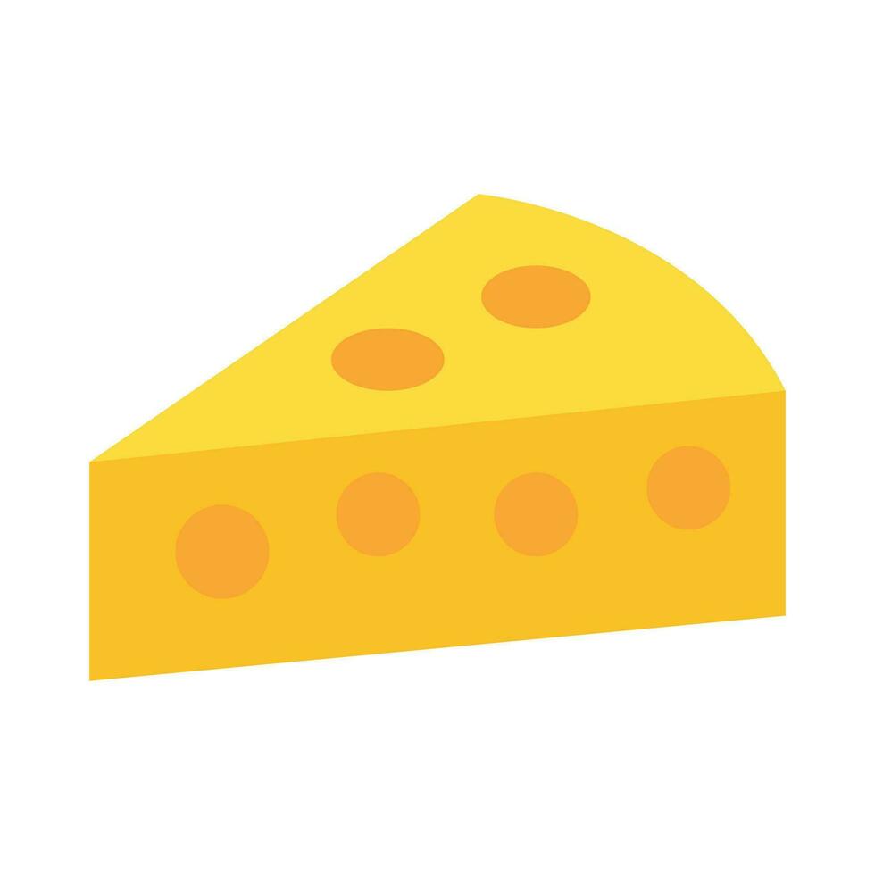 Cheese Vector Flat Icon For Personal And Commercial Use.