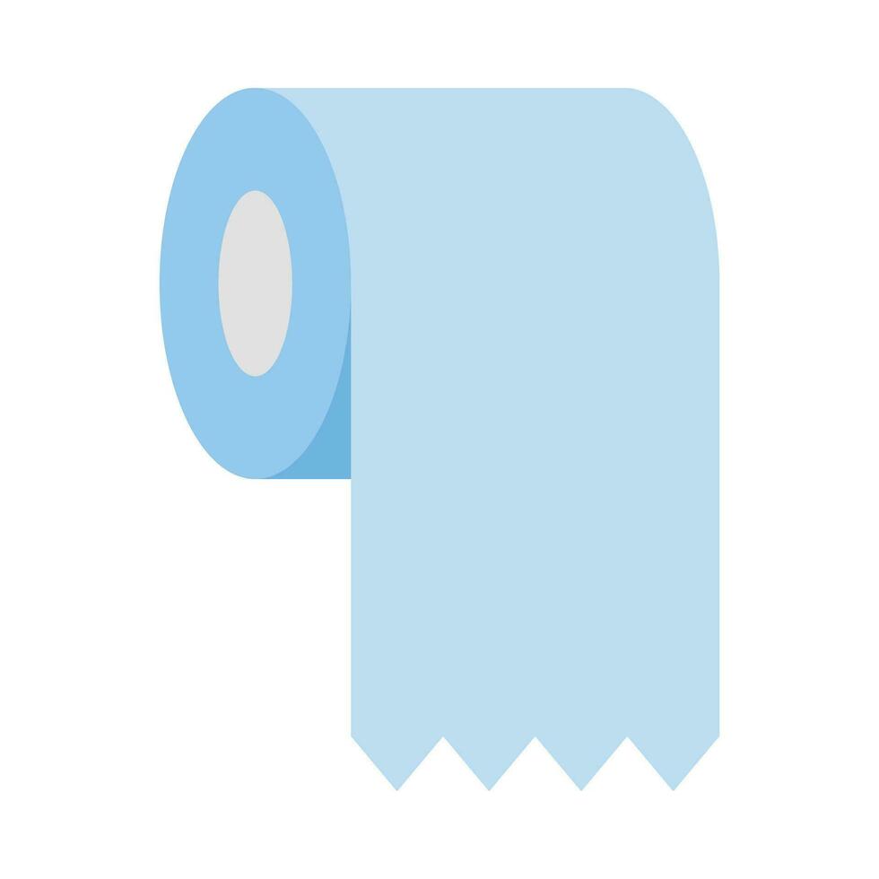 Toilet Roll Vector Flat Icon For Personal And Commercial Use.